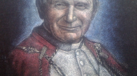 Wizerunki rzeźbione w kamieniu - Jan Paweł II